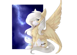 Size: 1024x737 | Tagged: safe, artist:sheetanii, derpibooru import, oc, oc:snow cloud, unofficial characters only, pegasus, pony, art trade, female, mare, simple background, sitting, smiling, solo, tongue out, transparent background