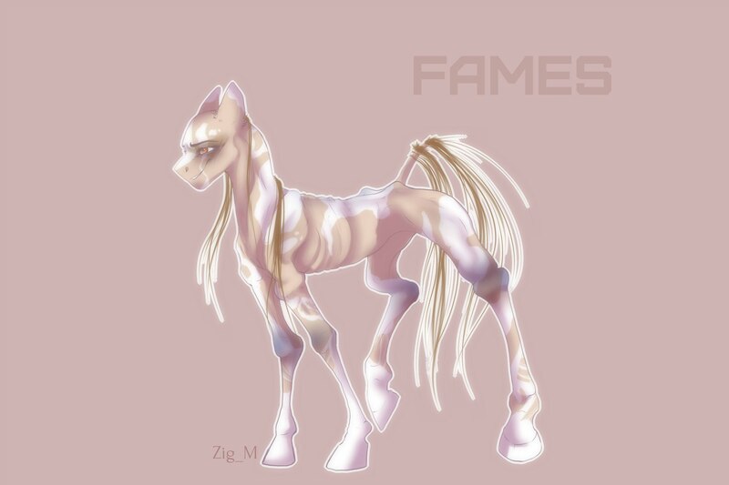 Size: 2449x1633 | Tagged: apocalypse, artist:zig_m, derpibooru import, emaciated, famine, four horsemen of the apocalypse, four horses of the apocalypse, horseman of famine, latin, oc, oc:fames, pink background, semi-grimdark, simple background, solo, unofficial characters only