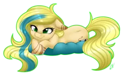 Size: 1024x638 | Tagged: safe, artist:whitehershey, derpibooru import, oc, unofficial characters only, earth pony, pony, female, mare, prone, simple background, solo, transparent background