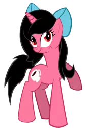 Size: 1170x1748 | Tagged: artist:realorunan0459, bow, derpibooru import, hair bow, kira buckland, oc, ponysona, raised hoof, rina-chan, safe, simple background, solo, transparent background, unofficial characters only