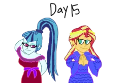 Size: 1101x726 | Tagged: safe, artist:bigpurplemuppet99, derpibooru import, sonata dusk, sunset shimmer, equestria girls, female, lesbian, shipping, sunata