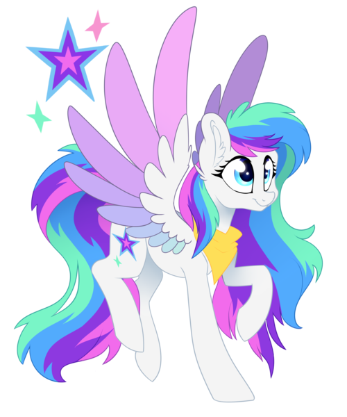 Size: 2000x2400 | Tagged: safe, artist:aegann, derpibooru import, oc, unofficial characters only, pegasus, pony, blue eyes, female, mare, multicolored mane, simple background, solo, transparent background