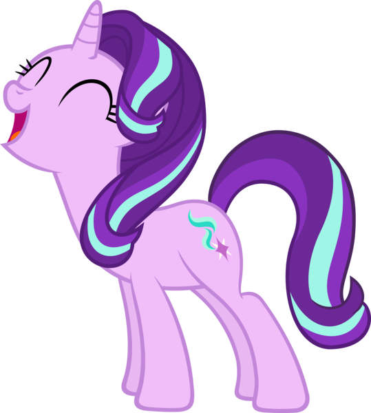 Size: 4045x4500 | Tagged: safe, artist:slb94, derpibooru import, starlight glimmer, unicorn, absurd resolution, cute, female, glimmerbetes, mare, open mouth, simple background, solo, transparent background, vector, yay