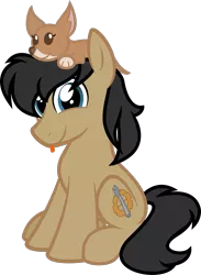 Size: 877x1200 | Tagged: safe, artist:binkyt11, derpibooru import, oc, oc:cogs fixmore, unofficial characters only, earth pony, pony, 2018 community collab, derpibooru community collaboration, .svg available, :p, inkscape, male, pet, silly, simple background, solo, stallion, svg, tongue out, transparent background, vector