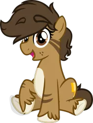 Size: 909x1200 | Tagged: safe, artist:binkyt11, derpibooru import, oc, oc:binky, unofficial characters only, earth pony, pony, .svg available, female, freckles, mare, simple background, sitting, solo, svg, transparent background, unshorn fetlocks, vector