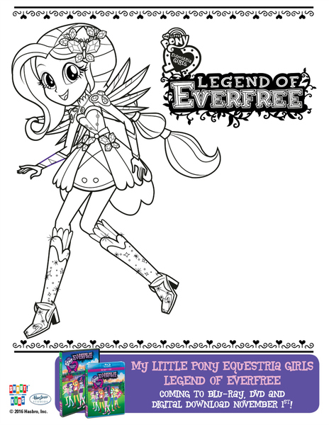 Size: 800x1035 | Tagged: safe, derpibooru import, official, fluttershy, equestria girls, legend of everfree, crystal guardian, crystal wings, ponied up, printable, solo