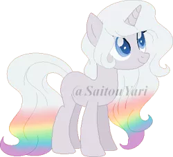 Size: 416x380 | Tagged: safe, artist:t-aroutachiikun, derpibooru import, oc, unofficial characters only, pony, unicorn, female, mare, simple background, solo, transparent background, watermark