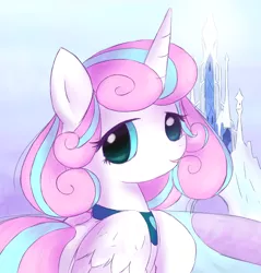 Size: 860x900 | Tagged: safe, artist:nika191319, derpibooru import, princess flurry heart, pony, female, looking at you, mare, older, older flurry heart, solo