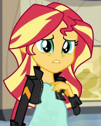 Size: 200x250 | Tagged: safe, derpibooru import, edit, screencap, sunset shimmer, comic:a new change, equestria girls, friendship games, pregnant, pregnant edit, solo, teen pregnancy