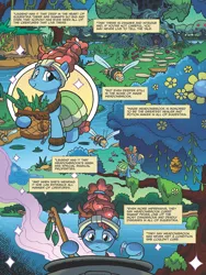 Size: 768x1024 | Tagged: artist:tonyfleecs, beehive, derpibooru import, flash bee, hayseed swamp, idw, legends of magic, meadowbrook, preview, safe, spoiler:comic, spoiler:comiclom9