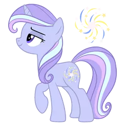 Size: 1800x1800 | Tagged: safe, artist:elskafox, derpibooru import, oc, oc:sabrina eventide, unofficial characters only, pony, unicorn, female, magical lesbian spawn, mare, offspring, parent:starlight glimmer, parent:trixie, parents:startrix, simple background, solo, transparent background