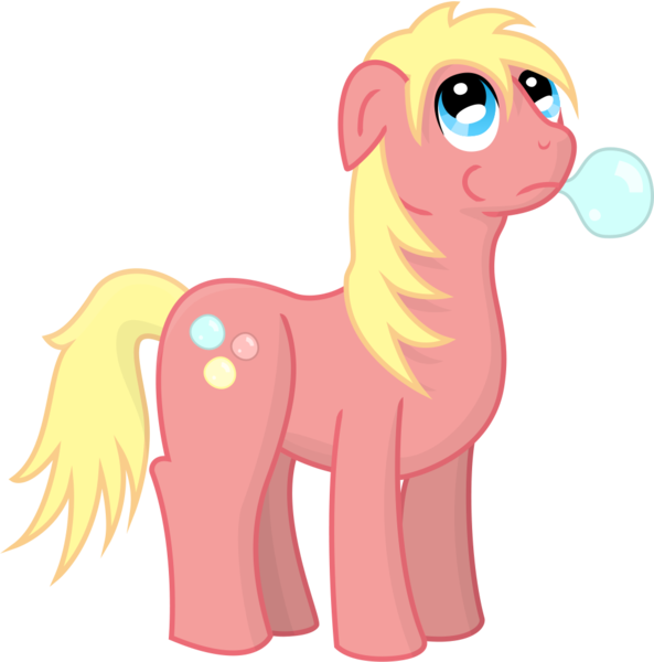 Size: 996x1007 | Tagged: safe, artist:malte279, derpibooru import, oc, oc:bubble gums, unofficial characters only, earth pony, pony, bubblegum, food, free to use, gum, simple background, transparent background, vector