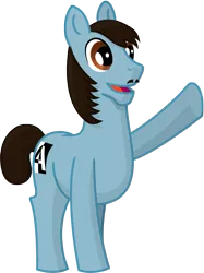 Size: 757x1014 | Tagged: safe, artist:malte279, derpibooru import, oc, oc:word twister, unofficial characters only, earth pony, pony, free to use, raised hoof, simple background, transparent background, vector