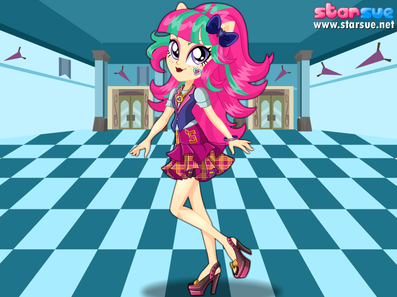 Star Sue on X: My Little Pony Equestria Girls Rainbow Rocks Fluttershy  Dress Up Game :   / X