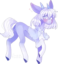 Size: 2064x2274 | Tagged: safe, artist:emily-826, derpibooru import, oc, oc:nancy, unofficial characters only, goat pony, pony, clothes, female, high res, horn, mare, simple background, solo, transparent background
