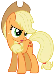 Size: 4788x6551 | Tagged: safe, artist:estories, derpibooru import, applejack, earth pony, pony, absurd resolution, female, hat, mare, simple background, solo, transparent background, vector