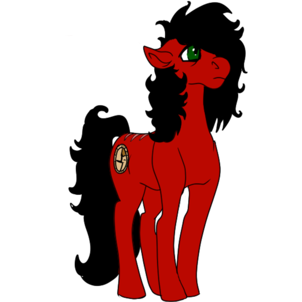 Size: 1024x1024 | Tagged: safe, derpibooru import, oc, oc:scavenged compass, unofficial characters only, earth pony, pony, derpibooru community collaboration, fallout equestria, red and black oc, scar, simple background, solo, transparent background