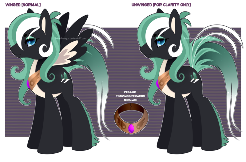 Size: 1280x846 | Tagged: safe, artist:solar-paragon, derpibooru import, oc, oc:alpine apotheon, unofficial characters only, pony, advent calendar, disguise, female, jewelry, mare, peytral, reference sheet