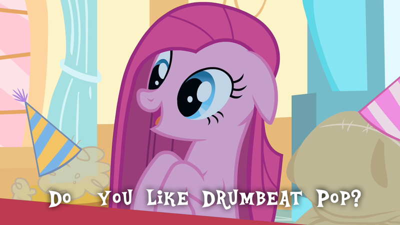 Size: 1280x720 | Tagged: american psycho, cute, derpibooru import, edit, edited screencap, party of one, pinkamena diane pie, pinkie pie, reaction image, safe, screencap, smiling