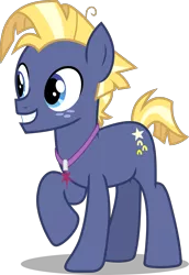 Size: 1665x2416 | Tagged: safe, artist:frownfactory, derpibooru import, star tracker, earth pony, pony, once upon a zeppelin, .svg available, cute, freckles, jewelry, male, necklace, simple background, solo, stallion, svg, trackerbetes, transparent background, vector