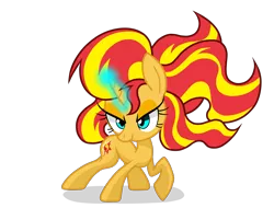 Size: 4343x3296 | Tagged: safe, artist:lovehtf421, derpibooru import, sunset shimmer, pony, unicorn, female, mare, simple background, smiling, solo, transparent background