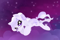 Size: 3226x2133 | Tagged: safe, artist:pedrohander, derpibooru import, oc, oc:starstorm slumber, unofficial characters only, pegasus, pony, cloud, solo