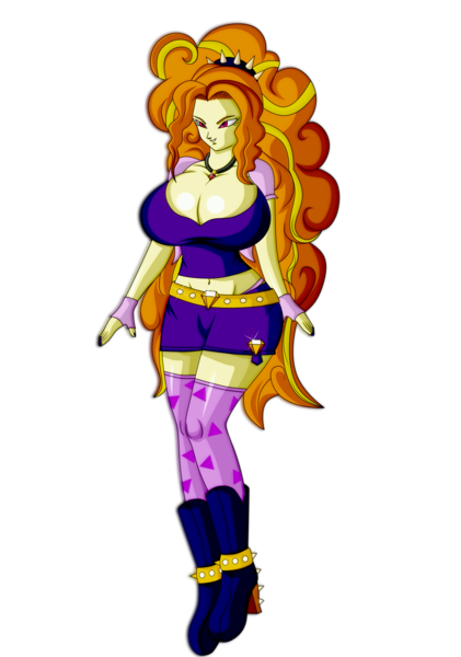 Size: 7024x10000 | Tagged: suggestive, artist:dannyjs611, derpibooru import, adagio dazzle, equestria girls, rainbow rocks, absurd resolution, akira toriyama, big breasts, breasts, busty adagio dazzle, cleavage, dragon ball, dragon ball super, dragon ball z, female, huge breasts, simple background, solo, solo female, style emulation, transparent background