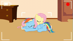 Size: 613x346 | Tagged: safe, artist:forgalorga, derpibooru import, applejack, fluttershy, rainbow dash, animated, behaving like a cat, camera shot, cute, dashabetes, eyes closed, female, gif, grooming, hnnng, jackabetes, licking, looking at camera, looking at you, shyabetes, sniffing, tongue out, weapons-grade cute, what's this?, wide eyes
