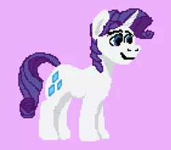 Size: 550x481 | Tagged: artist:aponywithnoname, derpibooru import, elusive, pixel art, rarity, rule 63, safe, solo