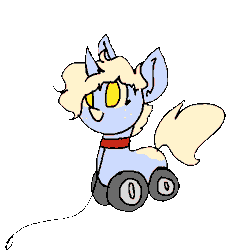 Size: 375x414 | Tagged: animated, artist:nootaz, collar, cute, derpibooru import, frame by frame, leash, nootabetes, oc, ocbetes, oc:nootaz, original species, safe, simple background, transparent background, unofficial characters only, wheelpone