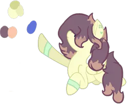 Size: 1636x1331 | Tagged: safe, artist:emerald-bliss, derpibooru import, oc, unofficial characters only, pegasus, pony, my little pony: the movie, female, magical lesbian spawn, mare, offspring, parent:fluttershy, parent:songbird serenade, parents:songshy, prone, solo