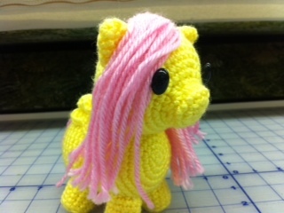 Size: 320x240 | Tagged: amigurumi, artist:eyeheartz0rd, crochet, derpibooru import, fluttershy, irl, photo, plushie, safe, solo