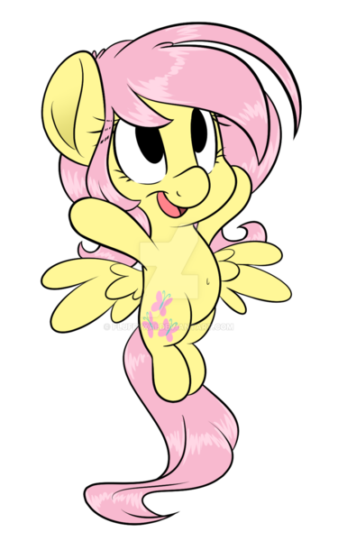 Size: 900x1440 | Tagged: safe, artist:fluffyxai, derpibooru import, fluttershy, pegasus, pony, belly button, chibi, female, flying, happy, looking up, mare, no pupils, open mouth, simple background, smiling, solo, spread wings, sticker, transparent background, watermark, wings