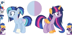 Size: 1024x502 | Tagged: safe, artist:silvercloud36, derpibooru import, flash sentry, night light, shining armor, twilight sparkle, twilight sparkle (alicorn), twilight velvet, oc, alicorn, pegasus, pony, alicorn oc, base used, ear piercing, earring, female, flashlight, jewelry, male, offspring, parent:flash sentry, parent:twilight sparkle, parents:flashlight, piercing, shipping, straight