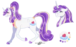 Size: 1500x936 | Tagged: safe, artist:bijutsuyoukai, derpibooru import, oc, oc:alto amore, unofficial characters only, pony, unicorn, female, mare, offspring, parent:princess cadance, parent:shining armor, parents:shiningcadance, simple background, solo, transparent background