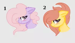 Size: 1600x926 | Tagged: safe, artist:rose-moonlightowo, derpibooru import, oc, unofficial characters only, pony, base used, bust, female, magical lesbian spawn, mare, offspring, parent:applejack, parent:pinkie pie, parent:pokey pierce, parent:spitfire, parents:applefire, parents:pokeypie, portrait