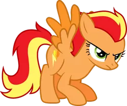 Size: 1024x855 | Tagged: safe, artist:pegasski, derpibooru import, oc, oc:firefoot, unofficial characters only, pegasus, pony, female, mare, simple background, solo, transparent background