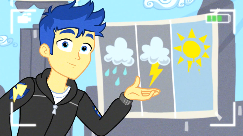 Size: 1920x1080 | Tagged: safe, derpibooru import, screencap, flash sentry, best trends forever, equestria girls, equestria girls series, cute, diasentres, haircut, handsome, male, solo, weather