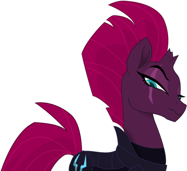 Size: 5341x4871 | Tagged: safe, artist:ejlightning007arts, derpibooru import, tempest shadow, pony, unicorn, my little pony: the movie, absurd resolution, armor, broken horn, eye scar, female, mare, movie accurate, raised eyebrow, scar, simple background, solo, transparent background, vector