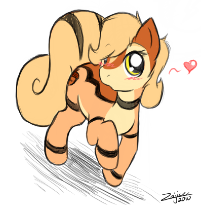 Size: 397x416 | Tagged: safe, artist:zajice, derpibooru import, oc, oc:zajice, ponified, unofficial characters only, pony, blushing, heart, male, open mouth, solo, stallion