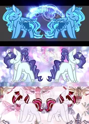 Size: 598x831 | Tagged: artist:mayhem-adopts, derpibooru import, dracony, hybrid, interspecies offspring, magical lesbian spawn, oc, offspring, parent:princess ember, parent:princess luna, parent:rainbow dash, parent:rarity, parents:emberity, parents:lunadash, parents:rarilight, parent:twilight sparkle, safe, unofficial characters only
