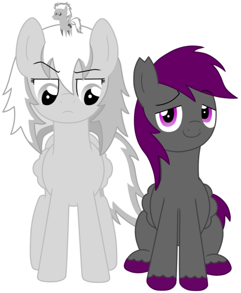 Size: 2550x3100 | Tagged: safe, artist:silver dash, derpibooru import, oc, oc:jokage, oc:silvia dash, unofficial characters only, pegasus, pony, 2018 community collab, derpibooru community collaboration, female, male, mare, pointy ponies, simple background, stallion, transparent background, unshorn fetlocks