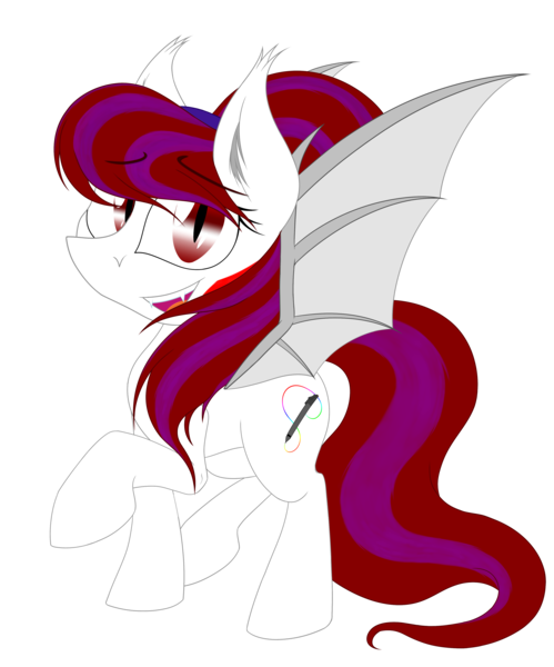 Size: 3581x4310 | Tagged: safe, artist:iflysna94, derpibooru import, oc, oc:dream gaze, unofficial characters only, bat pony, pony, 2018 community collab, derpibooru community collaboration, absurd resolution, bat pony oc, open mouth, raised hoof, simple background, solo, transparent background