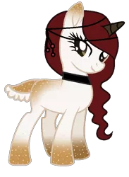 Size: 558x764 | Tagged: safe, artist:cindydreamlight, derpibooru import, oc, oc:roosa flower, unofficial characters only, deer pony, original species, pony, female, horn, mare, simple background, solo, transparent background