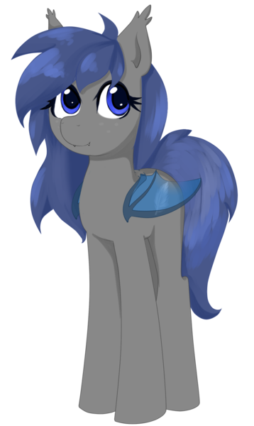 Size: 842x1411 | Tagged: safe, artist:afuna, derpibooru import, oc, oc:midnight feathers, unofficial characters only, bat pony, pony, bat pony oc, feather, female, mare, simple background, solo, standing, transparent background, transparent wings