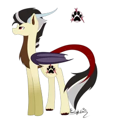 Size: 5669x5385 | Tagged: absurd resolution, artist:moonlight0shadow0, derpibooru import, draconequus, draconequus oc, hybrid, interspecies offspring, male, oc, oc:paradox, offspring, parent:discord, parent:fluttershy, parents:discoshy, paw prints, safe, simple background, solo, transparent background, unofficial characters only