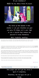 Size: 855x1676 | Tagged: safe, artist:arima, derpibooru import, pinkie pie, shining armor, unicorn, equestria daily, season 8, the one where pinkie pie knows, leak, spoiler:s08, 12/16/17, drama, text