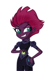 Size: 600x809 | Tagged: safe, artist:dianamur, derpibooru import, tempest shadow, human, equestria girls, my little pony: the movie, equestria girls-ified, female, obsidian orb