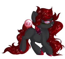 Size: 1984x1812 | Tagged: safe, artist:immagoddampony, derpibooru import, oc, oc:flame, unofficial characters only, orbite, original species, pony, female, glasses, mare, simple background, solo, transparent background