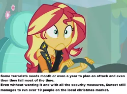 Size: 960x706 | Tagged: semi-grimdark, derpibooru import, sunset shimmer, driving miss shimmer, equestria girls, equestria girls series, car accident, dark comedy, driving miss shimmer: fluttershy, implied death, ponestrip